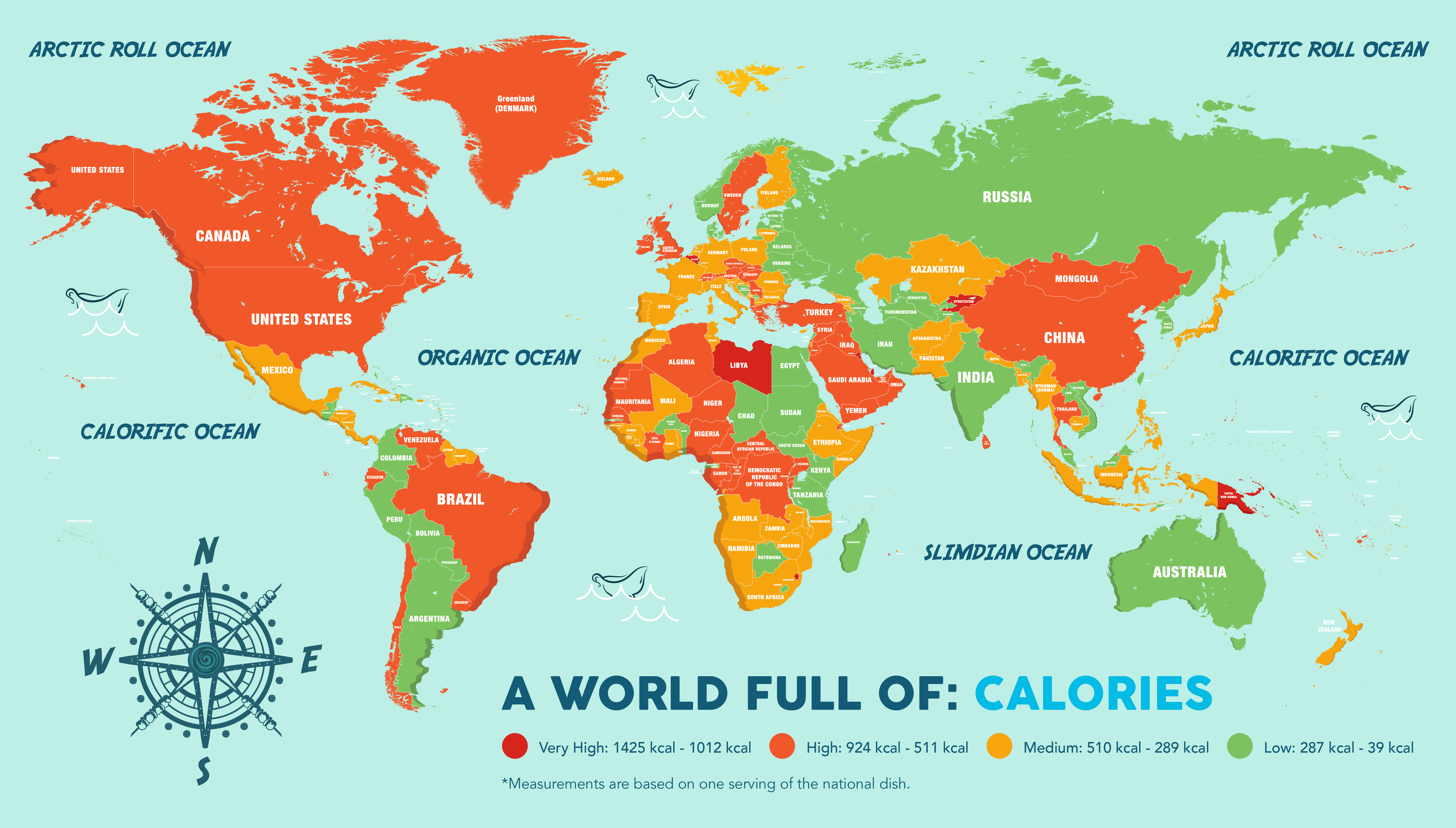 The World Food Map Shake That Weight