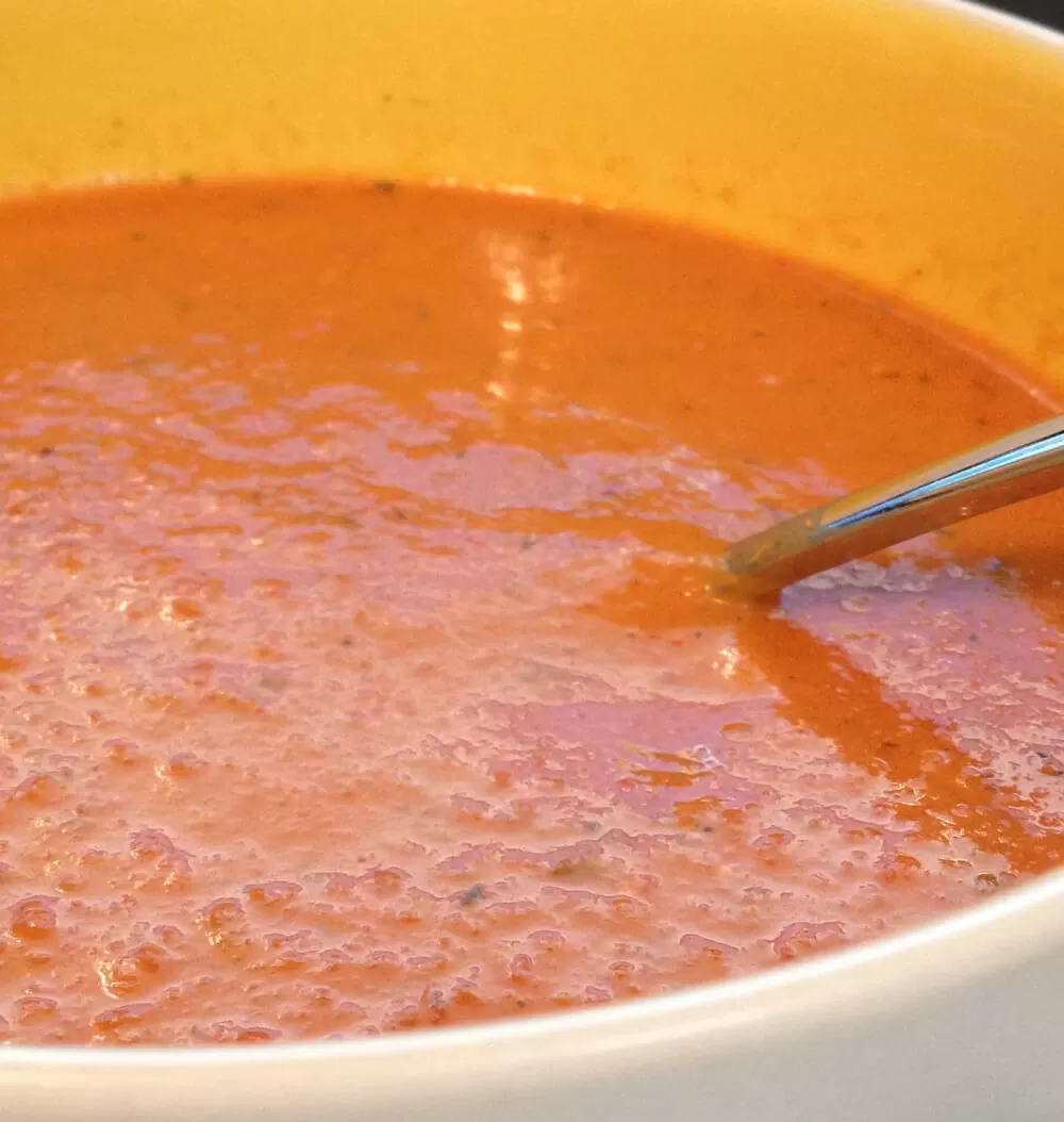 Chunky Tomato Vegetable Soup | Shake That Weight